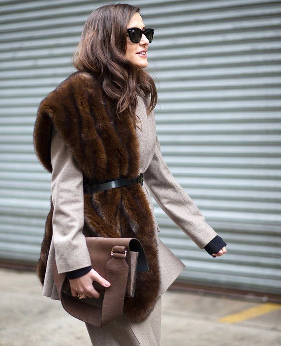 How to Wear Faux Fur Collars How to Style Faux Fur Collars